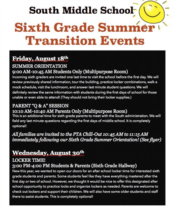 SMS Transition Events 